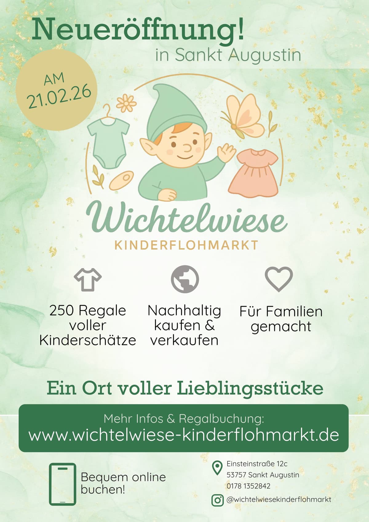 Wichtelwiese Neueröffnung Flyer