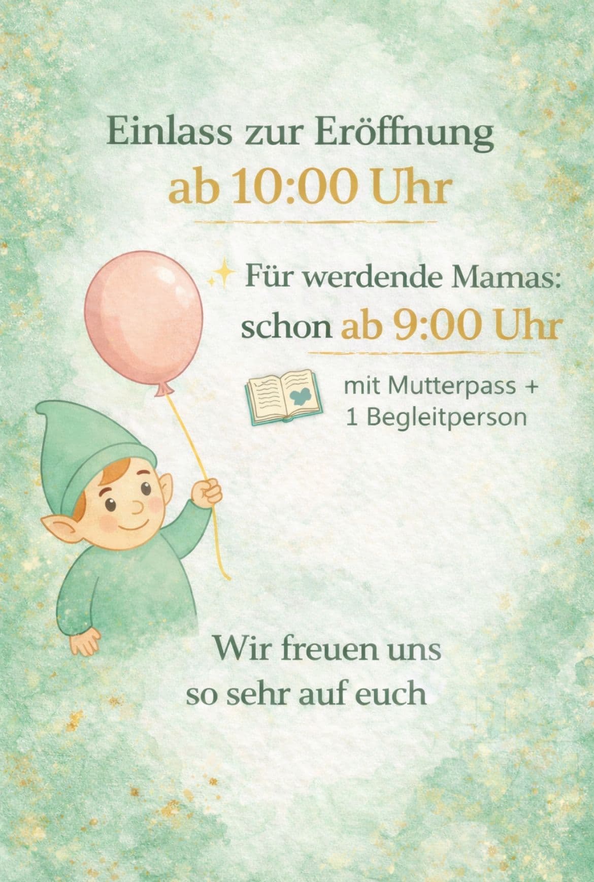 Einlass zur Eröffnung